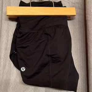 Black Lululemon shorts